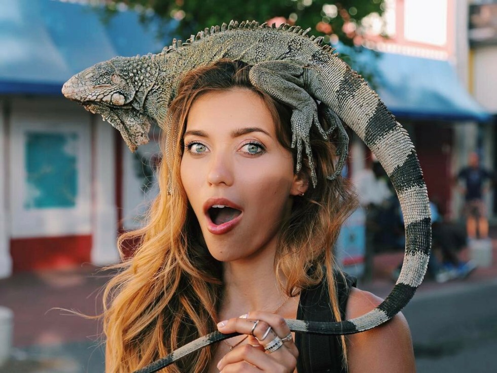 Regina Todorenko in a swimsuit