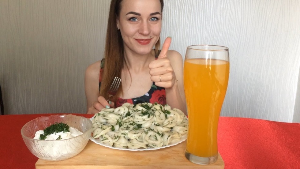 Girl on a motorcycle Ural