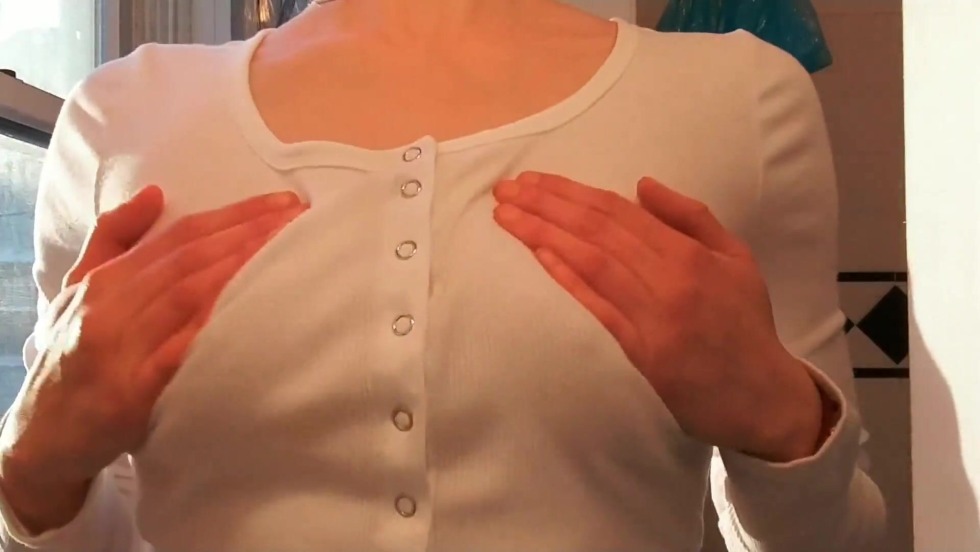 The chest broke the blouse