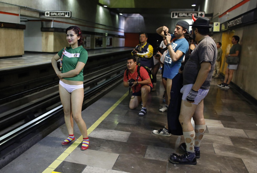 International Promotion No Pants Subway Ride