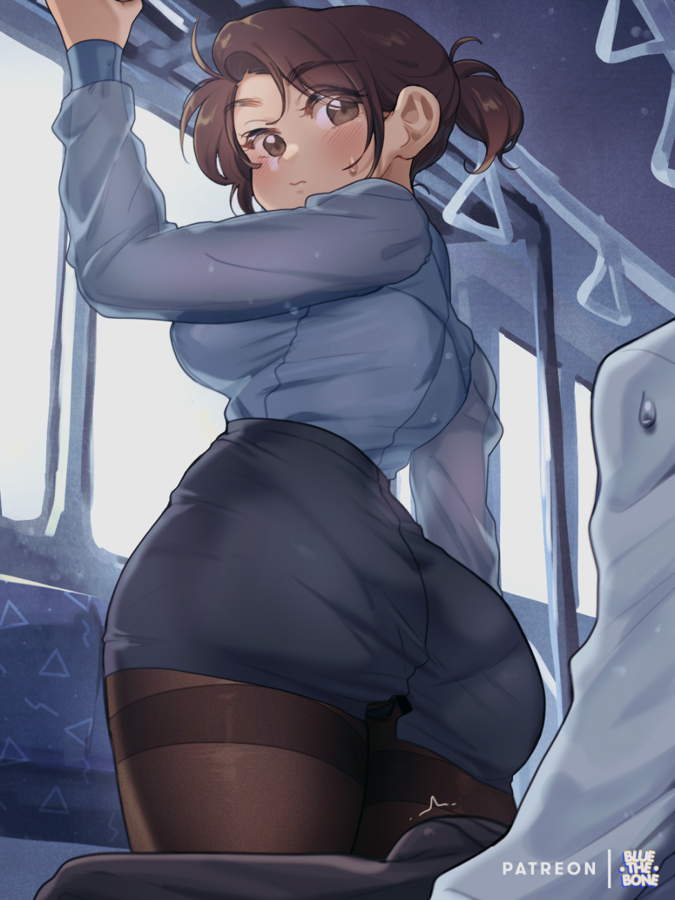 Devin Justine in a dress