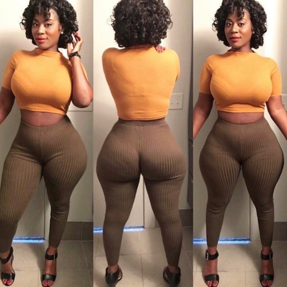 Large hips and buttocks