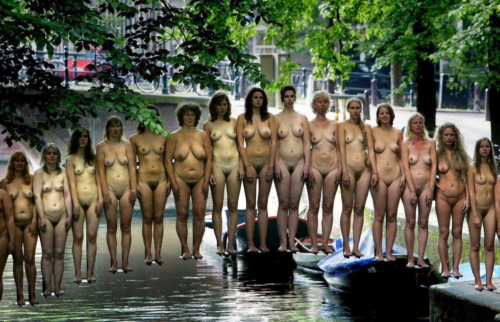 Naked women of different nationalities
