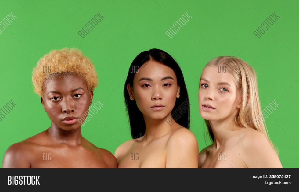 Naked women of different nations