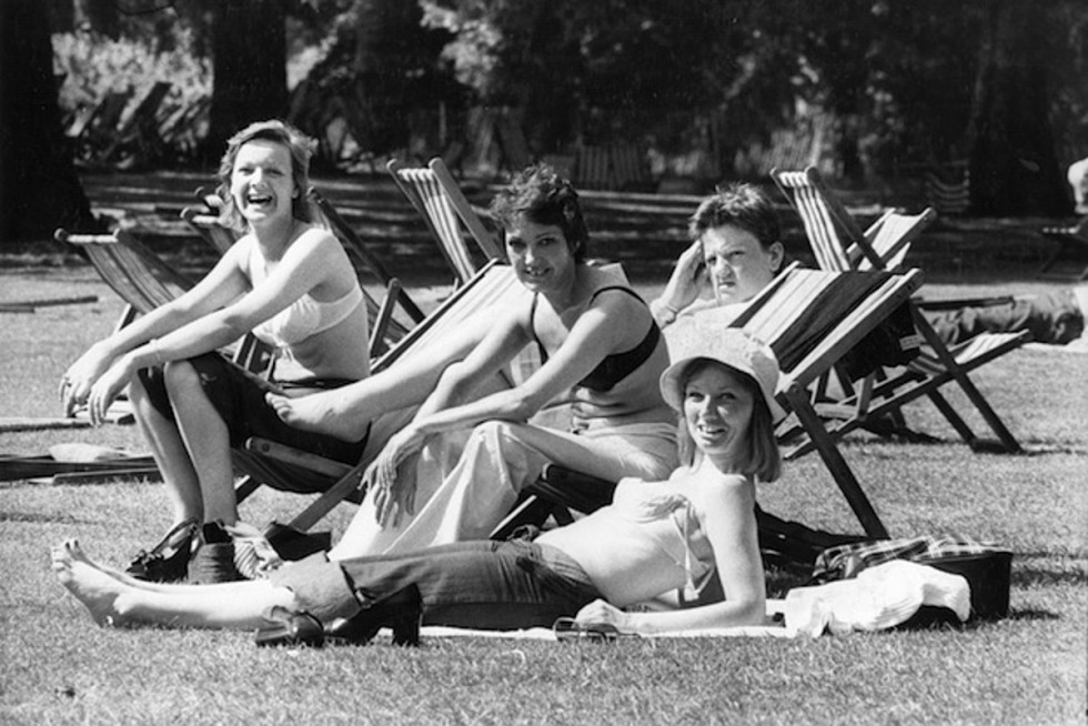 Woman before and after stripping