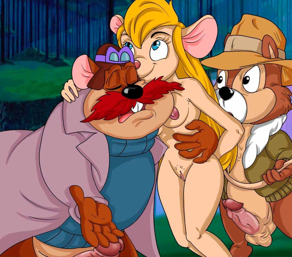 Cartoon hentai chip and Dale 3D