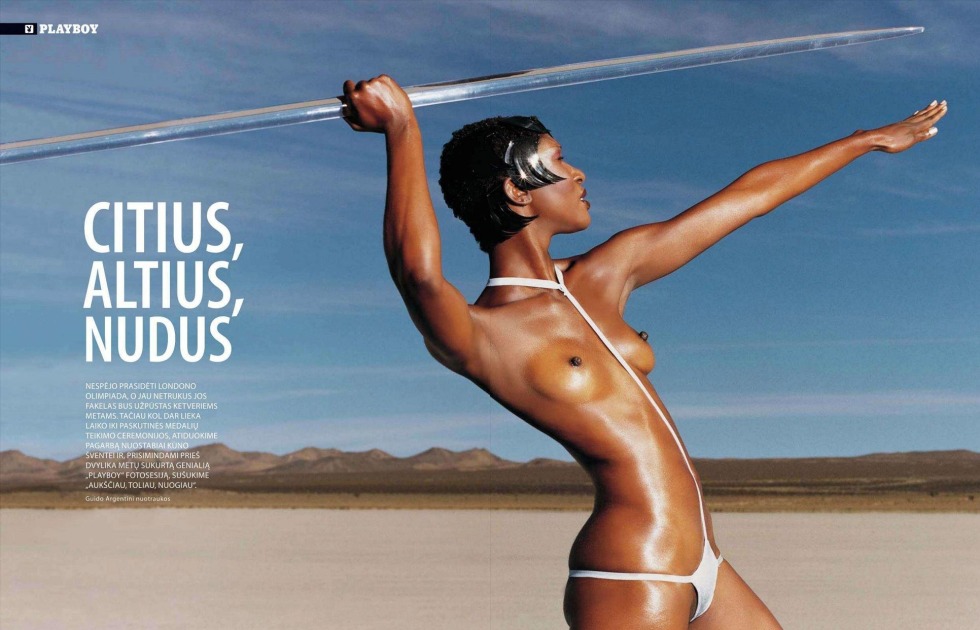 Naked athlete Angelica Enberg