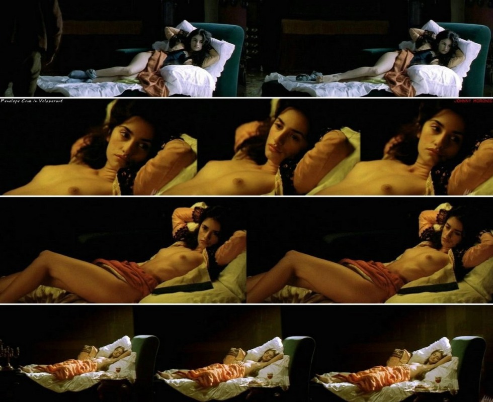 Penelope Cruz naked in the cinema