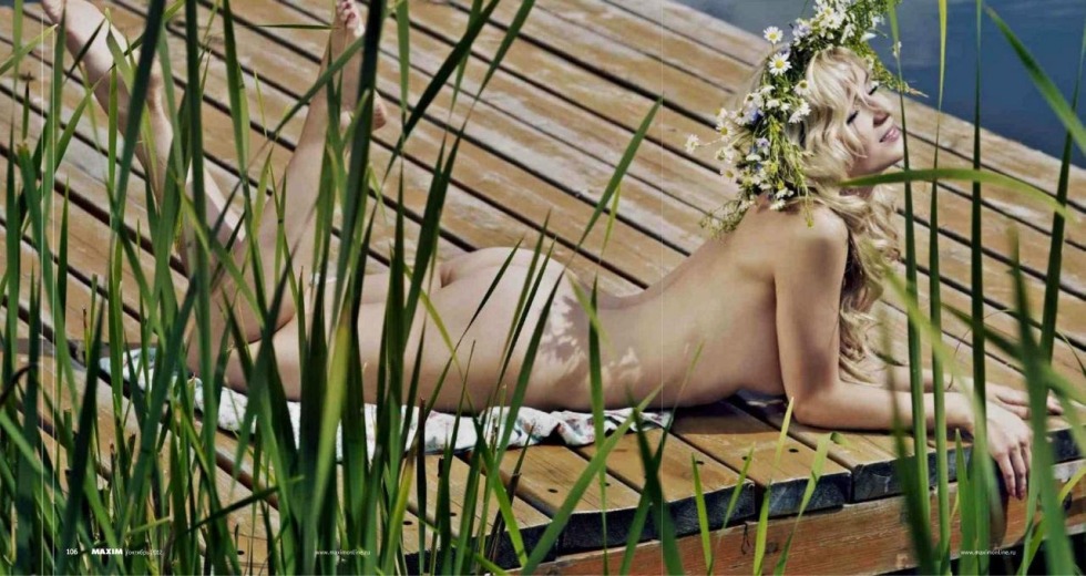 Naked Polina Gagarina Maxim