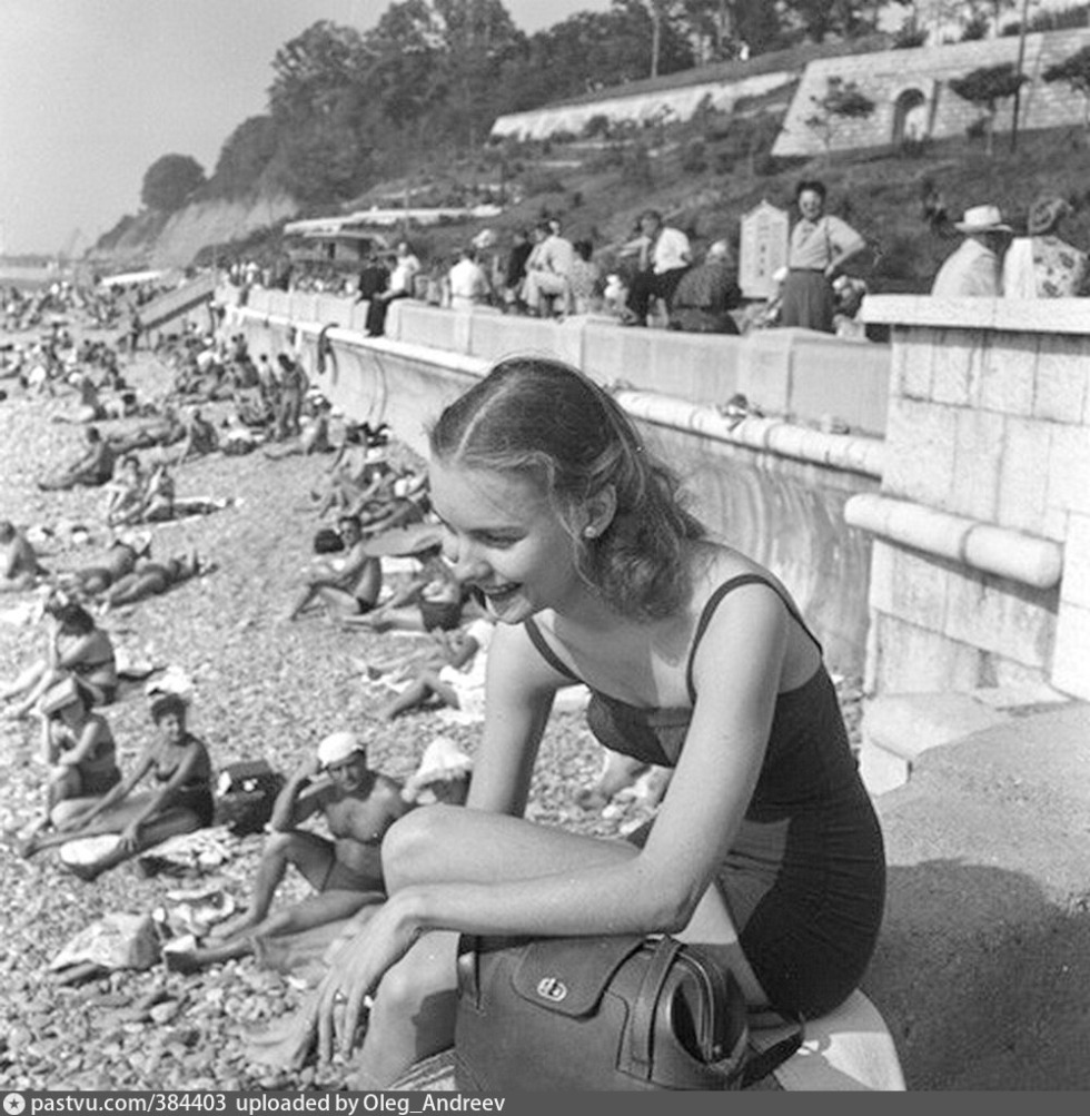 Artek camp of the USSR Sunban baths