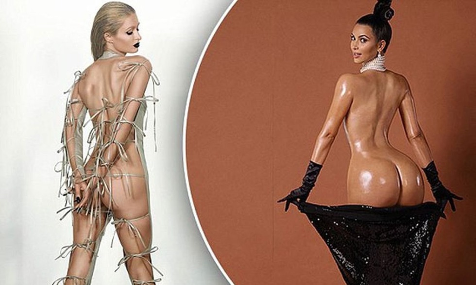 Kim Kardashian-Uest is naked