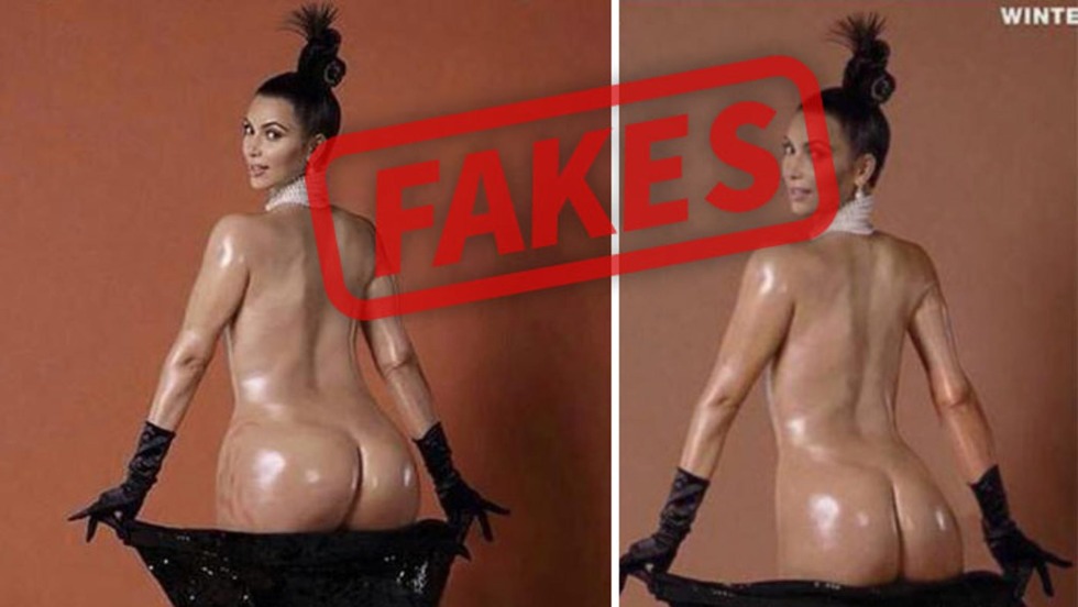 Kim Kardashian pregnant naked