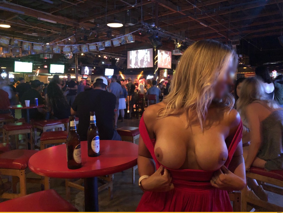 Breasts in restaurants