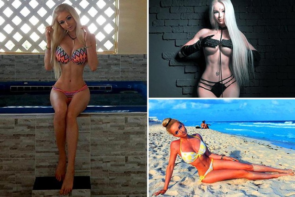 Olya Lukyanova to the touch