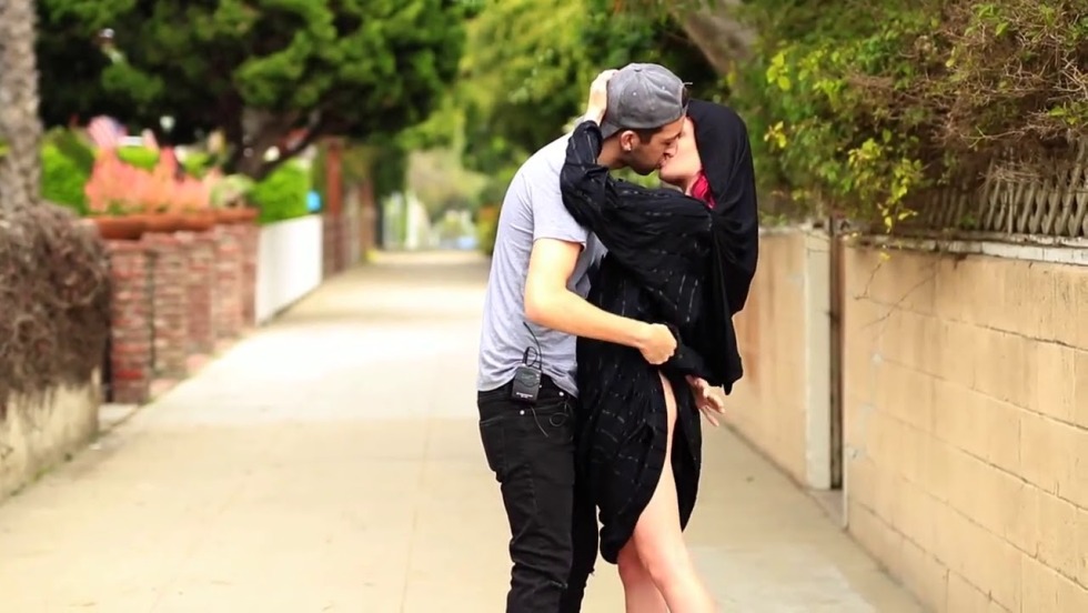 Prank Kiss with a Muslim