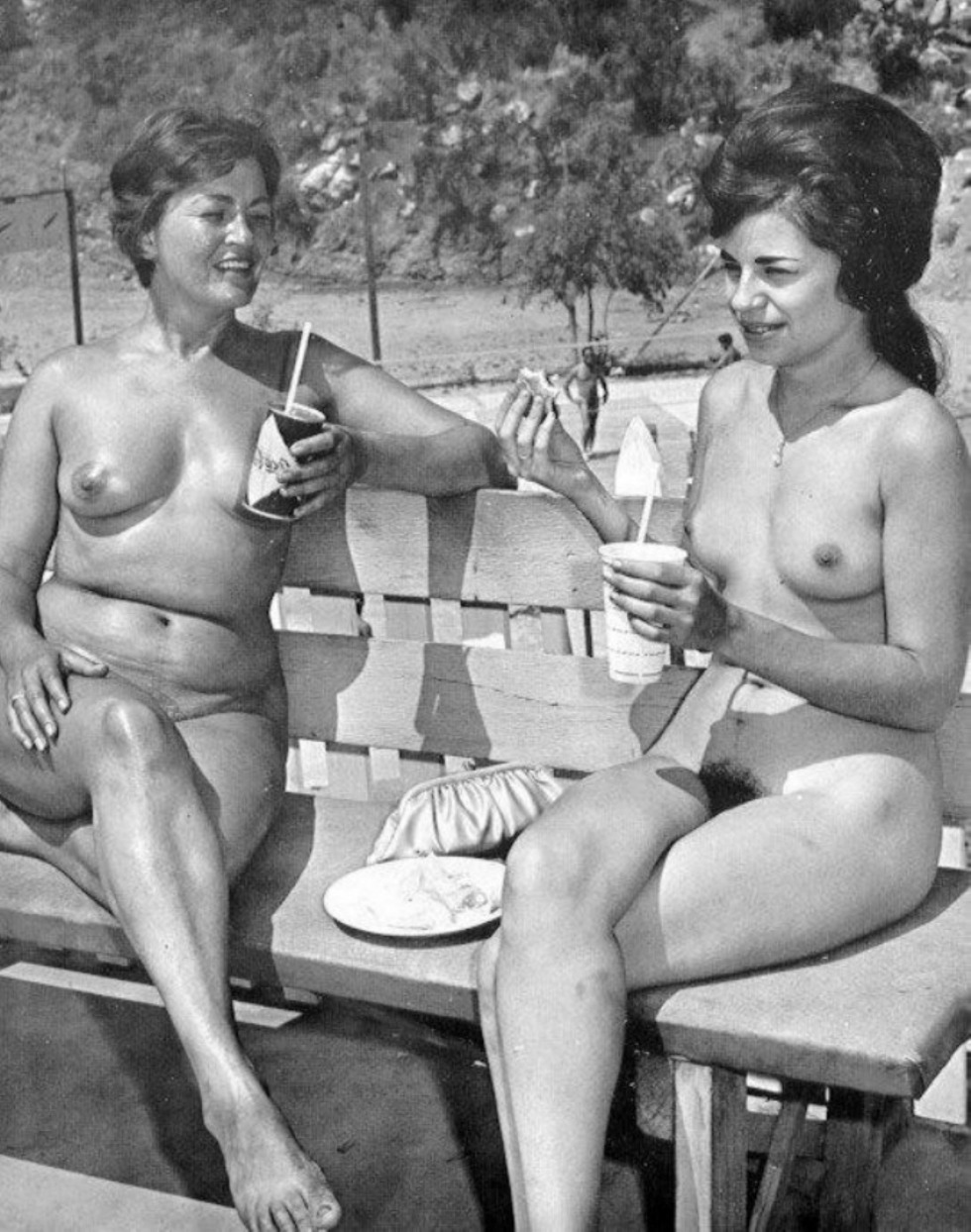 Adult nudist retro