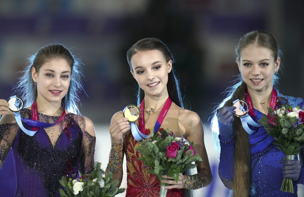 Alina Zagitova 2020 outside the ice