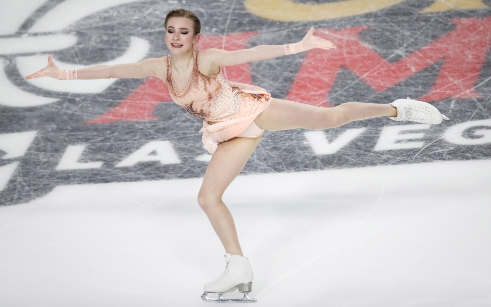 Kamila Valieva on ice