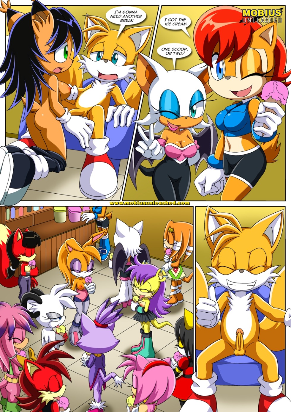 Sonic Hentai Talez and Ruz comics