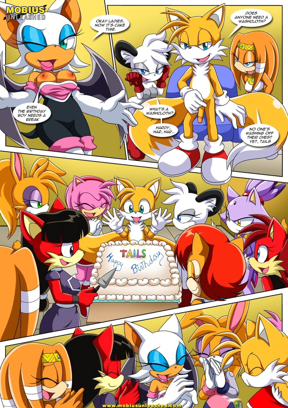 Tails tickling