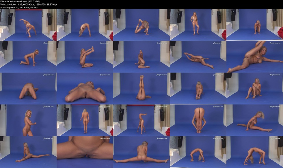 Gymnast Violeta Laczkowa Naked Vagina Spread