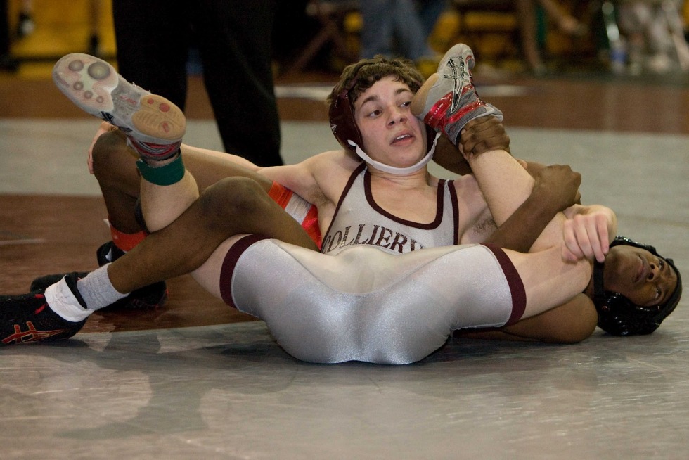 Naked women fight in the ring