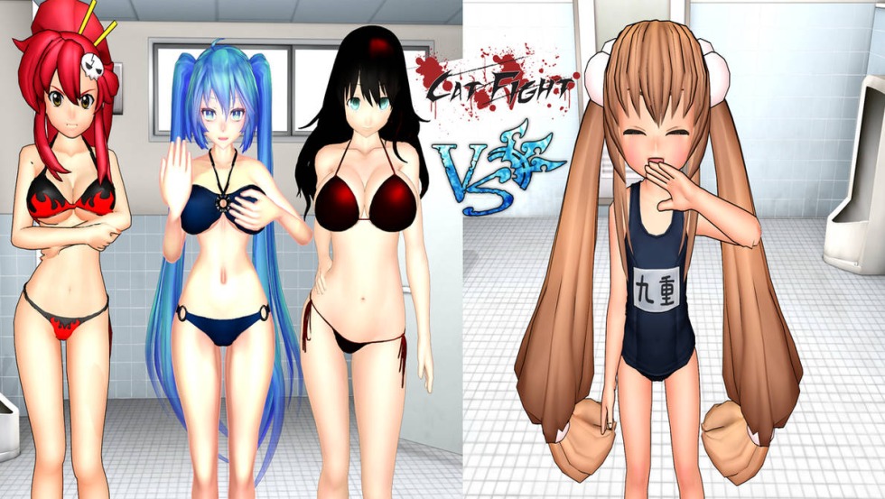 Naked in closed swimsuits