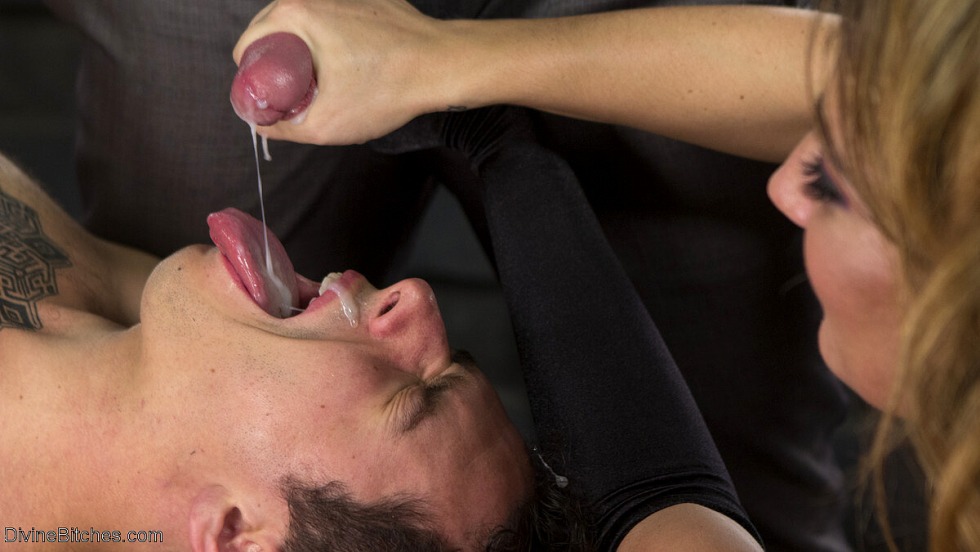 Swingers cum on women