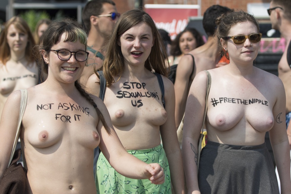Naked feminists boobs
