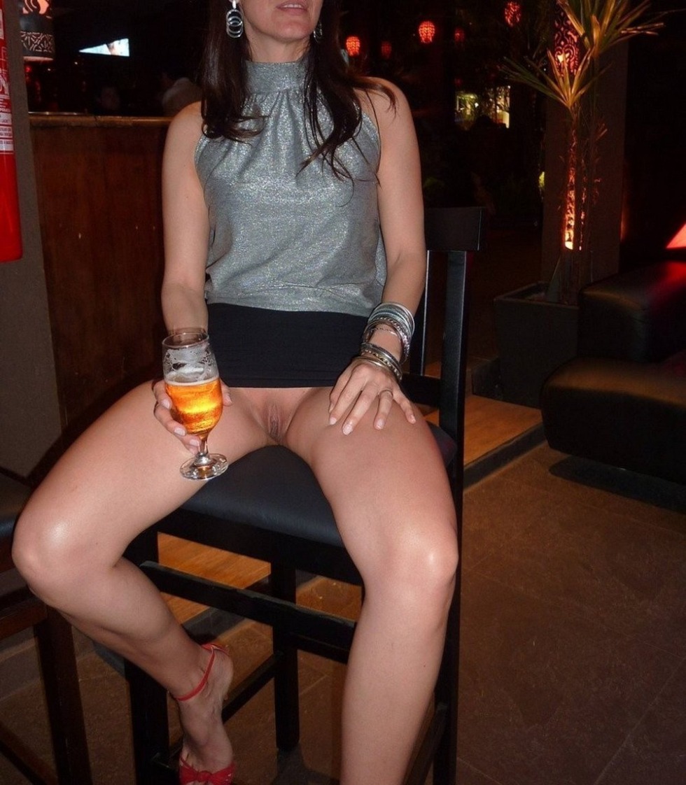 Huge cock in a public place