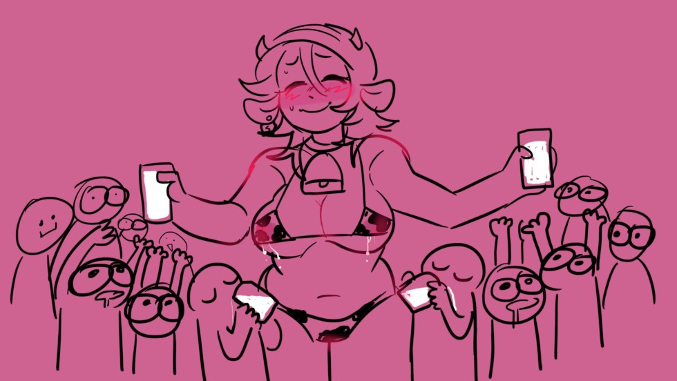 Joanna Bliss in the bathroom