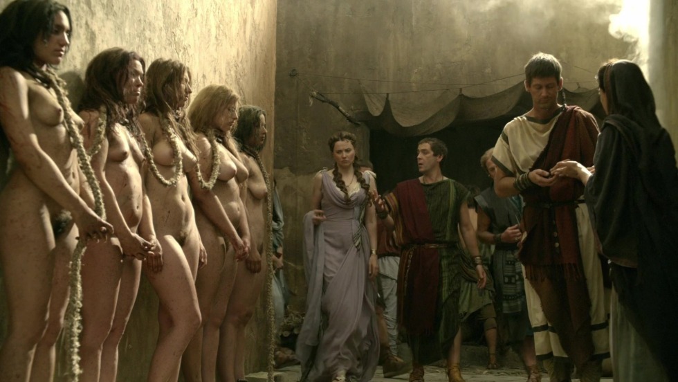 Nudity in the series Spartak blood and sand, the gods of the arena