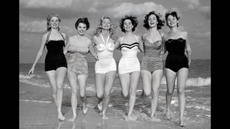 Nudist retro colored