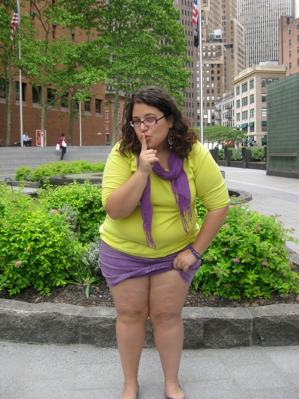 A naked woman leaned over