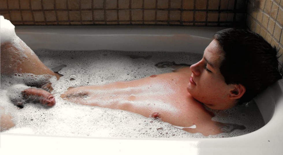 Old Man in the Bathroom