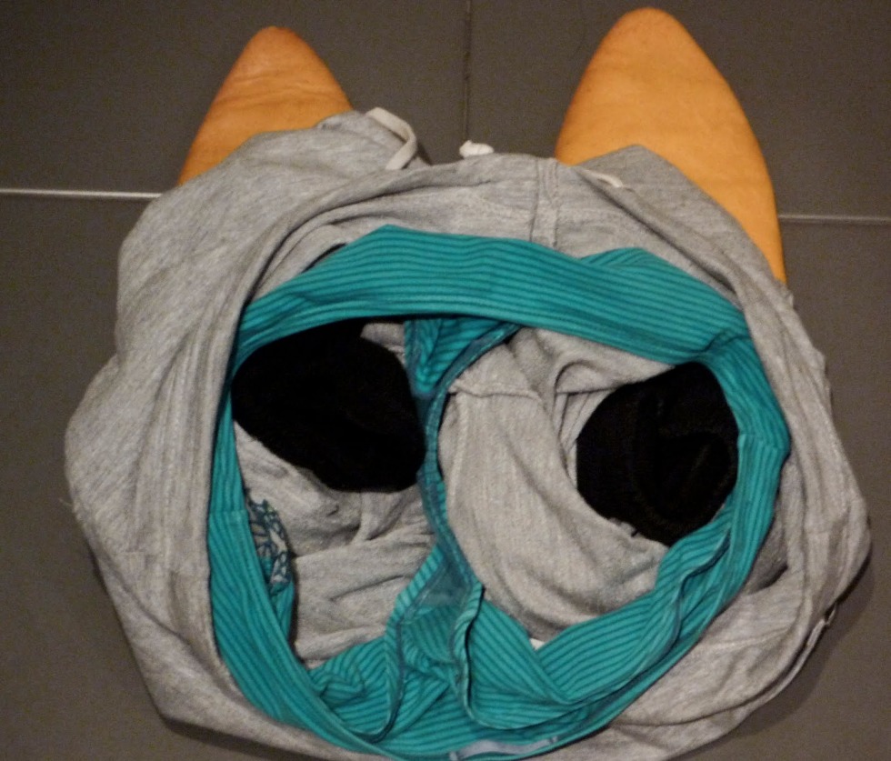 Girls without panties under a skirt