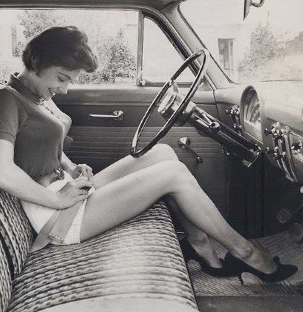 Stockings in old films