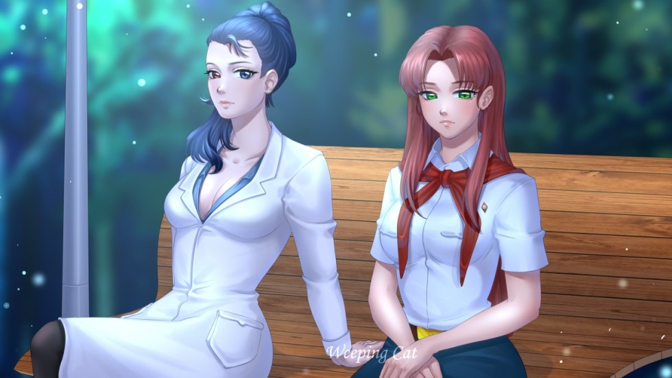 Buzova against the background of the temple in Volgograd