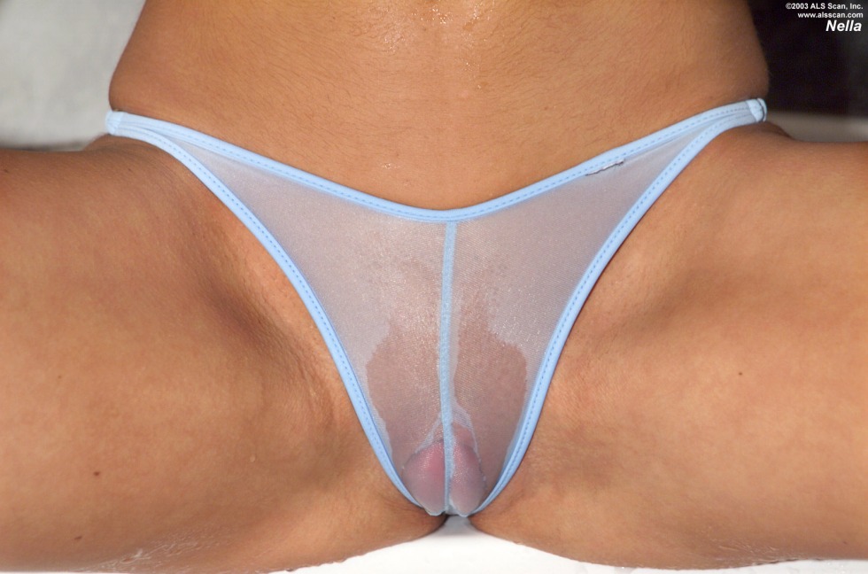 Girls in translucent panties