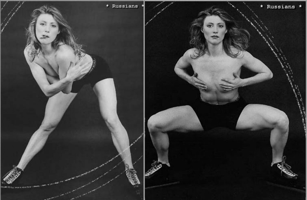 Svetlana Zhurova in his youth