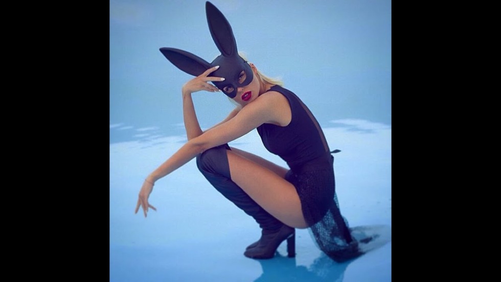 Khanna Anna Ivanova in latex boots