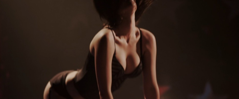 The ass of Katherine Isabelle