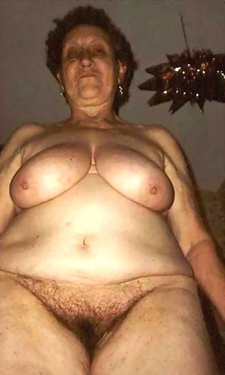 Fat hairy old women