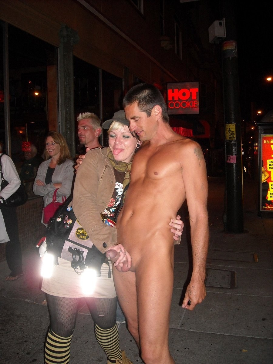 Naked man dressed woman