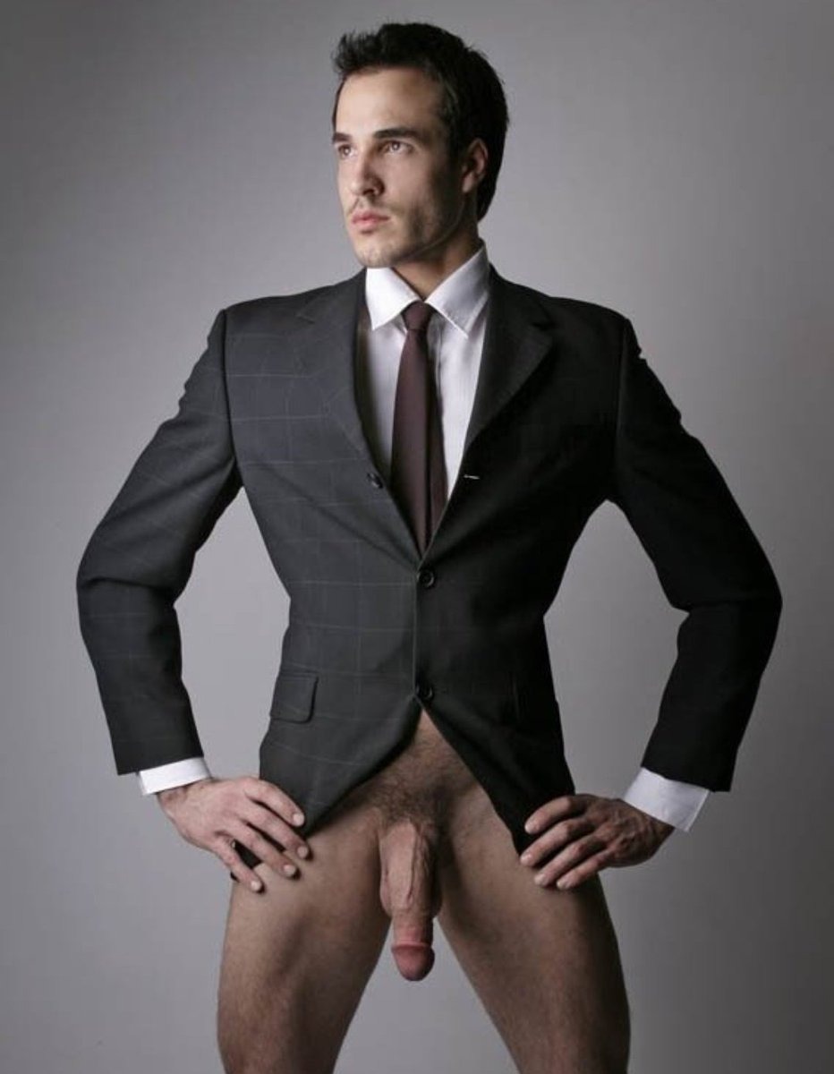 Naked men without panties