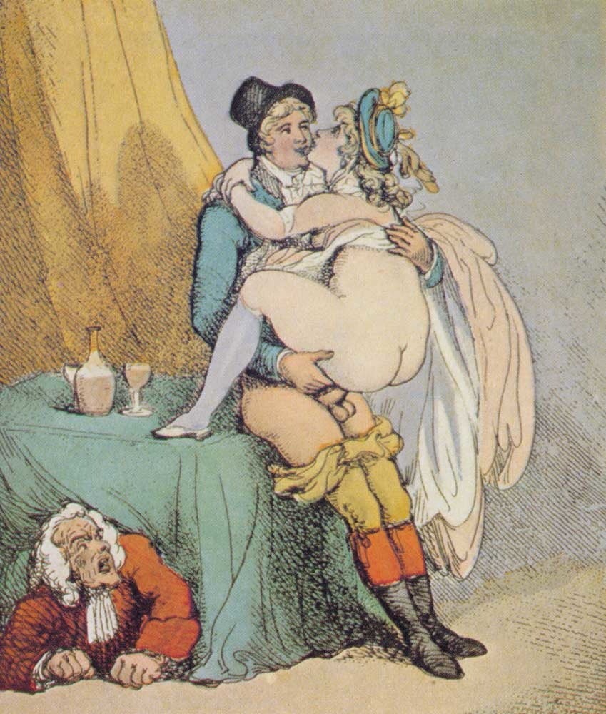 Erotic engravings of Thomas Rowlandson