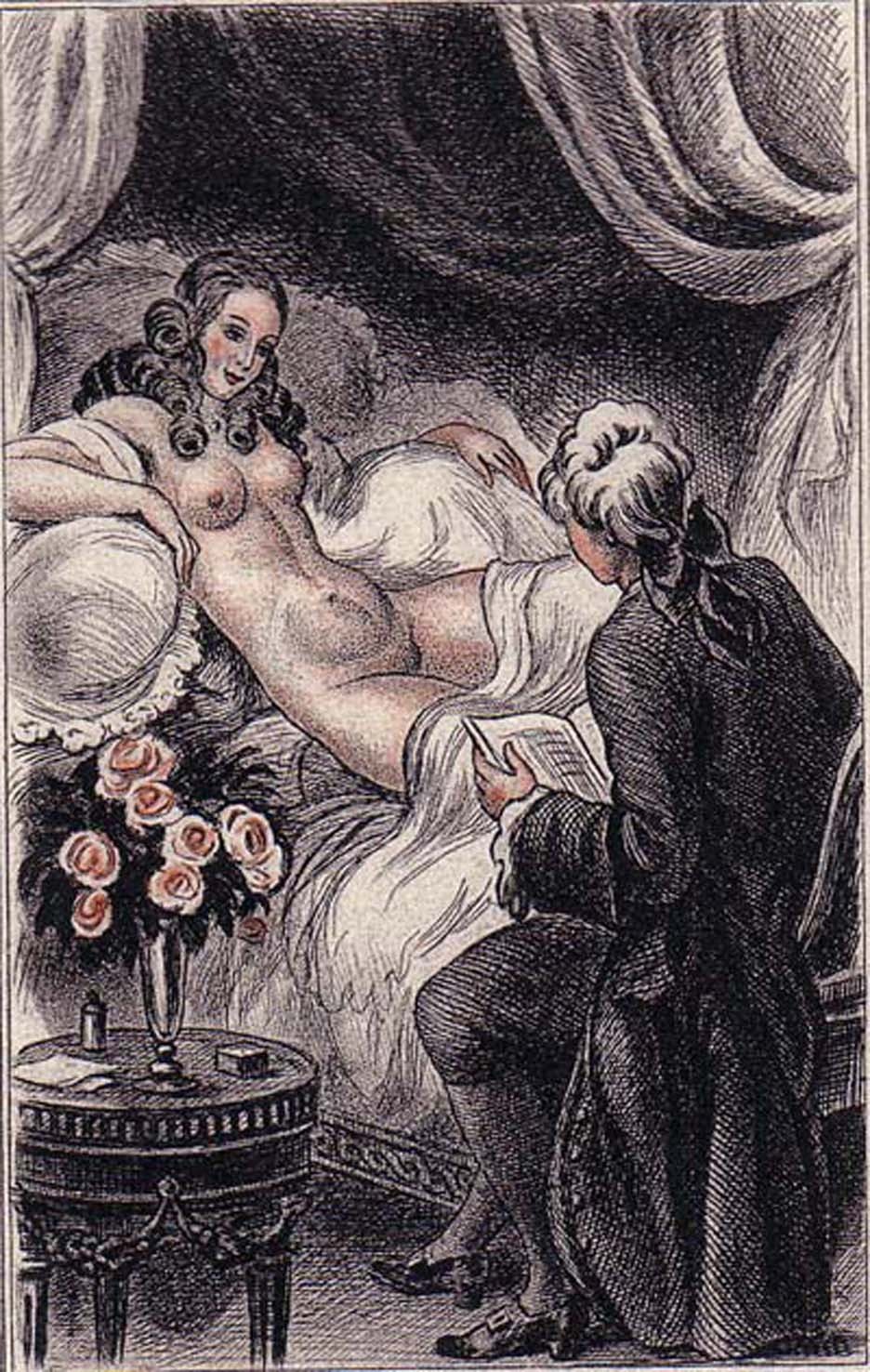 Erotic etchings and engravings