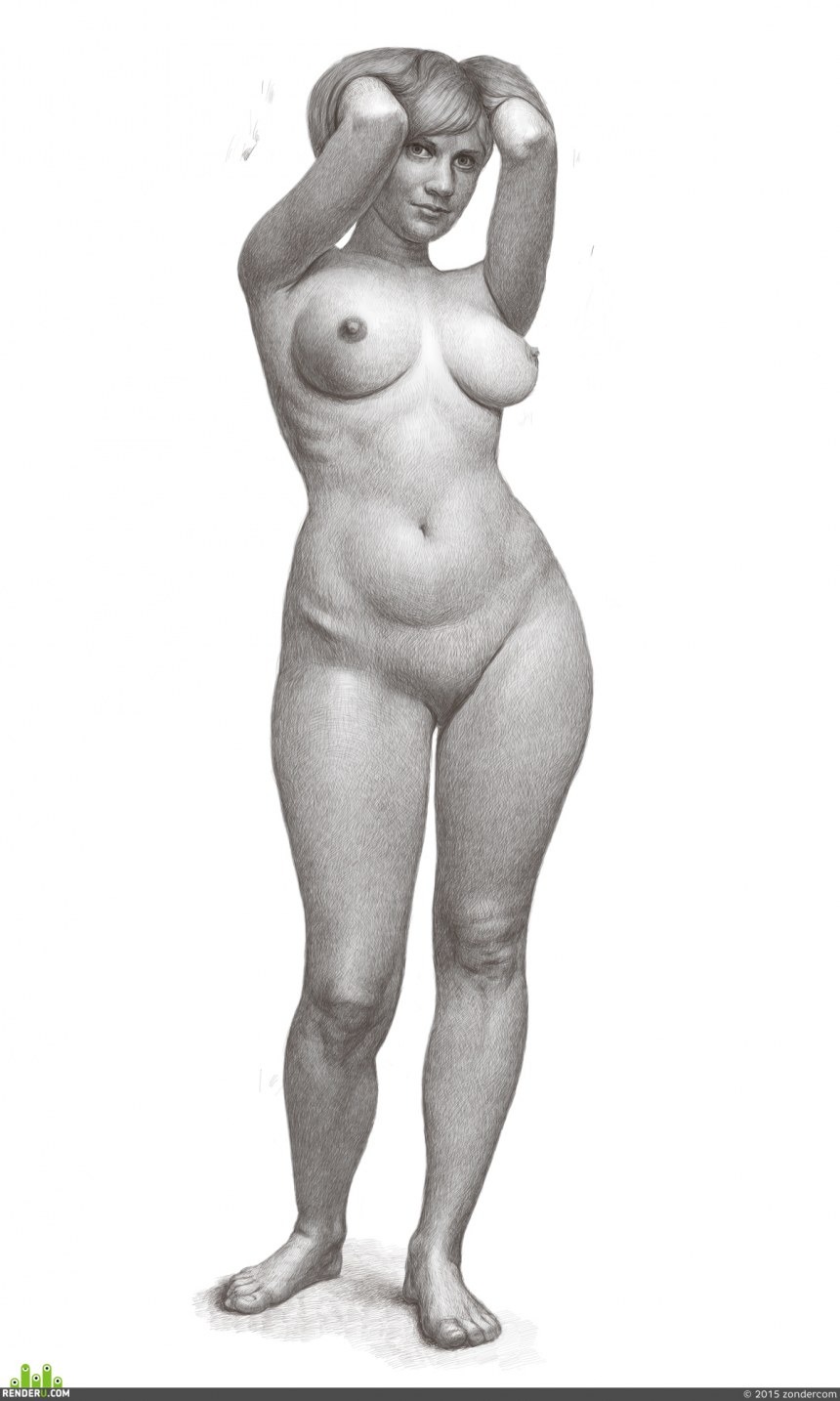 Full female figure nial