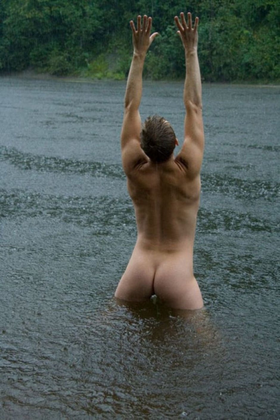 Guys without panties on the river