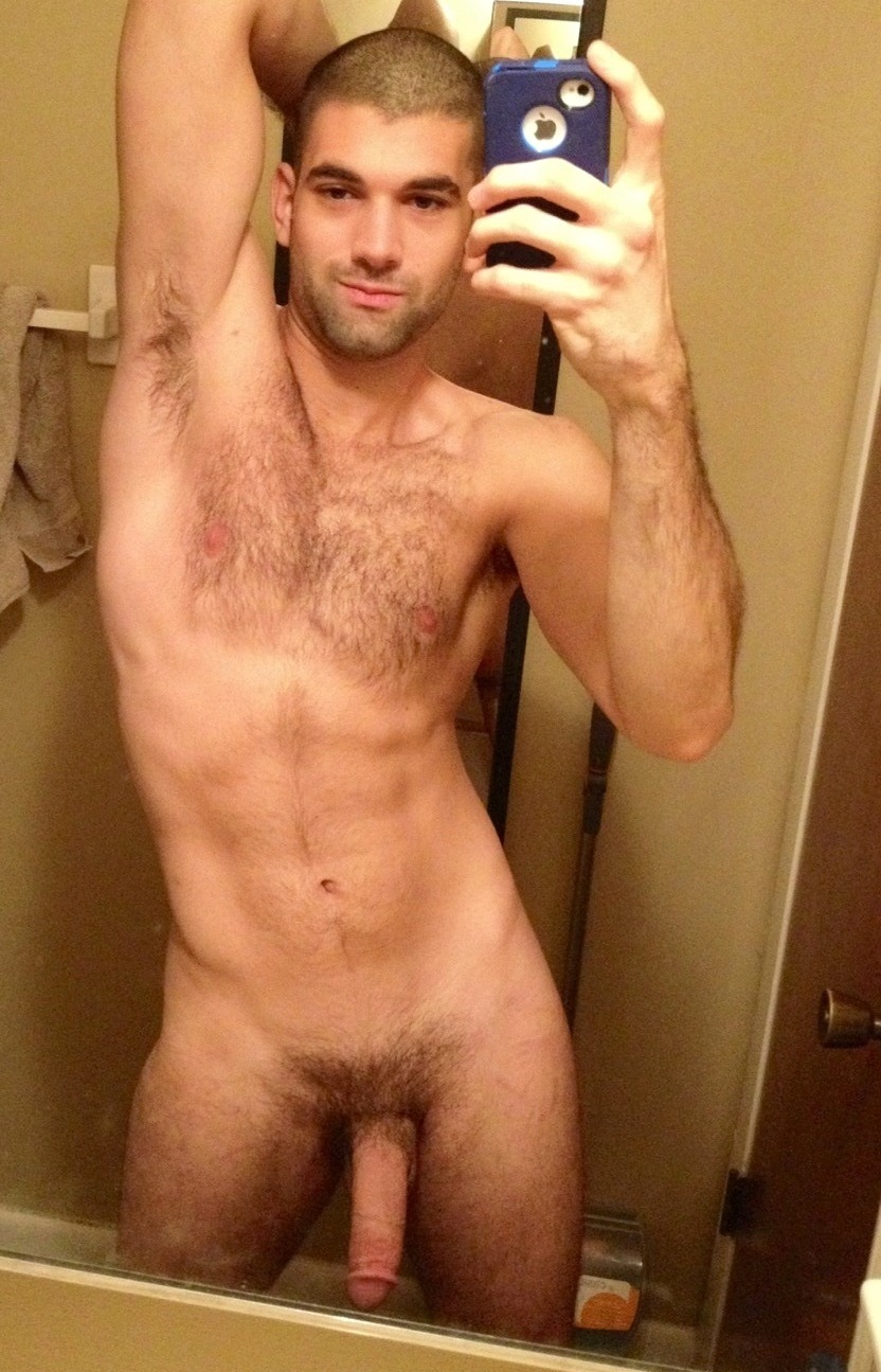 Erotic men's selfies